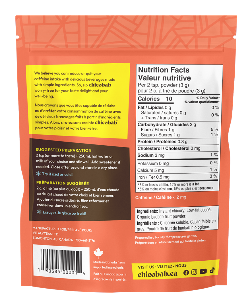 Order Choco: Coffee Alternative For Energy | Chicobab