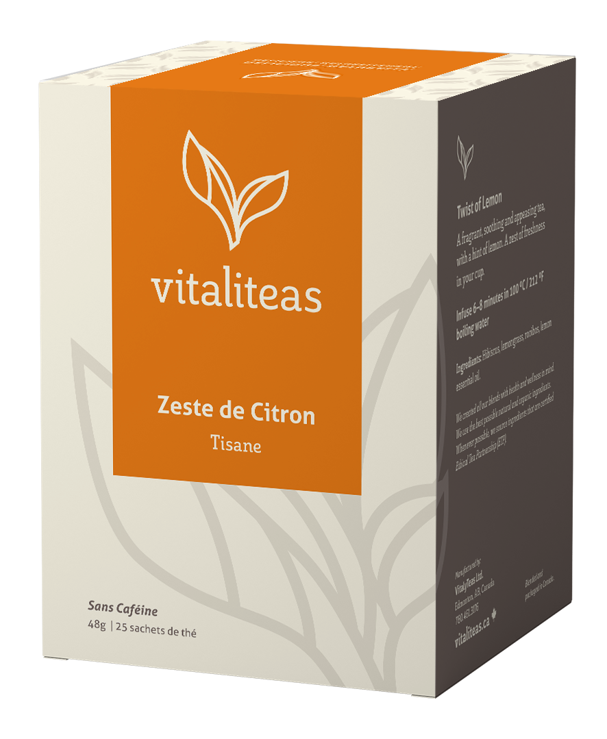 Vitaliteas Herbal Tea - Twist of Lemon