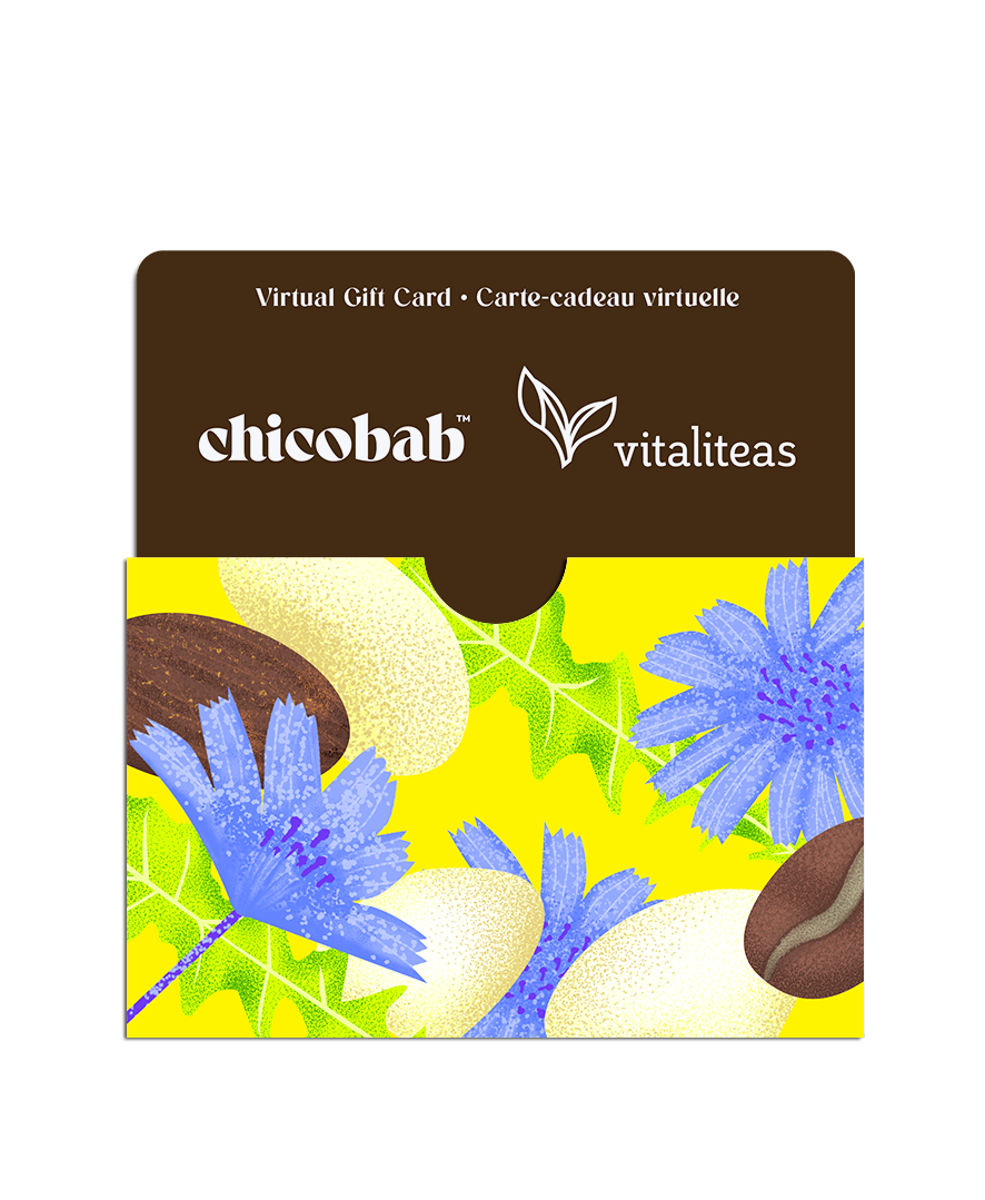 Vitaliteas Chicobab Virtual Gift Card Teas Herbal Chicory Caffeine-Free