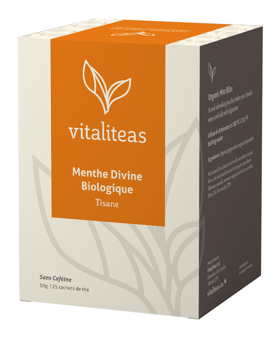 Vitaliteas - Herbal Tea - Organic Mint Bliss