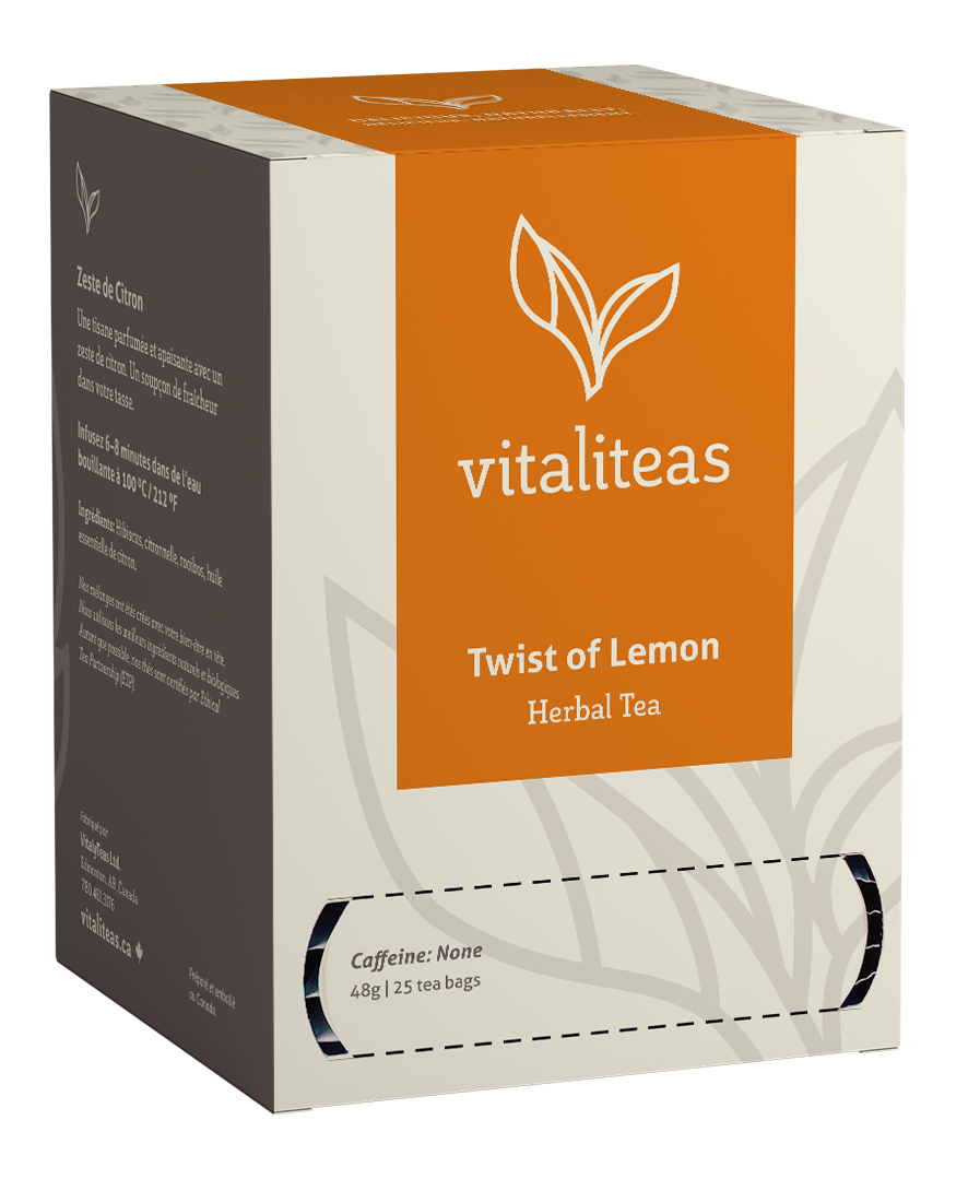 Vitaliteas Herbal Tea - Twist of Lemon